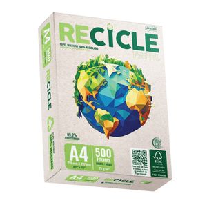 Papel A4 Reciclado Jandaia 500 folhas