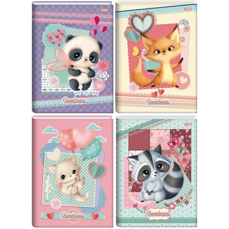 Caderno-Brochura-Capa-Dura-Sweet-Jandaia-1-4-80-folhas--Produto-Sortido--144254