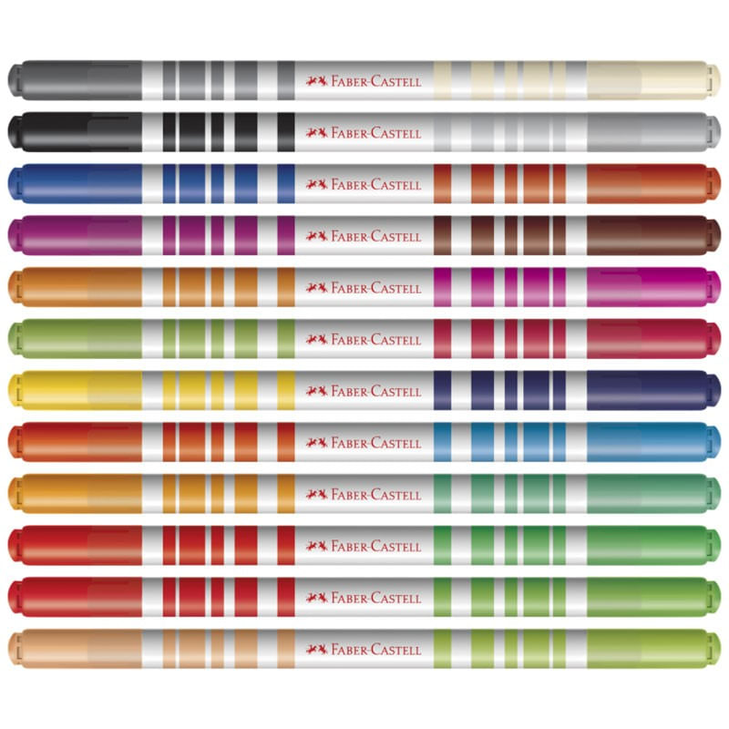 Canetinha-Bicolor-Faber-Castell-12-unidades-24-cores-142784