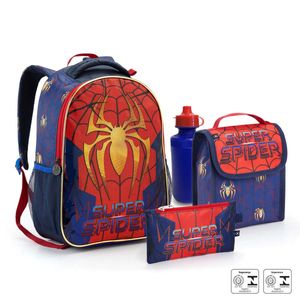 Kit Escolar Infantil Seanite Super Spider 5 peças