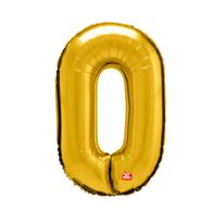 Balão Metalizado N º 0 Dourado 40cm São Roque