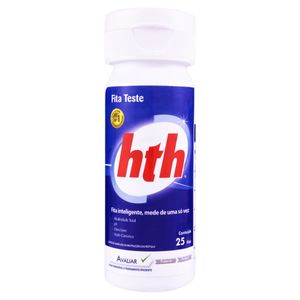 Fita de Teste Cloro Ph HTH com 25 Fitas