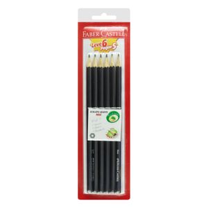 Kit de Lápis n.°2 Grafite Faber Castell com 6 peças