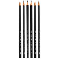 Kit de Lápis n.°2 Grafite Faber Castell com 6 peças