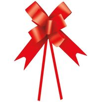 Laço Pronto Vermelho Cromus 1,8cm x 36cm 10 peças