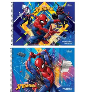 Caderno Cartografia Spider Man Tilibra 80 folhas (Produto Sortido)