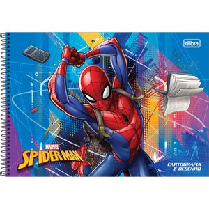 Caderno Cartografia Spider Man Tilibra 80 folhas (Produto Sortido)