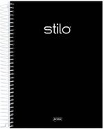 Caderno-Espiral-Capa-Dura-Stilo-Preto-Jandaia-160-folhas-10-Materias-145812