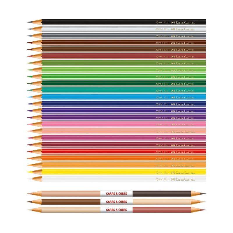 Kit-Lapis-de-Cor-com-24-cores---6-tons-de-pele-27-pecas-Faber-Castell-144358