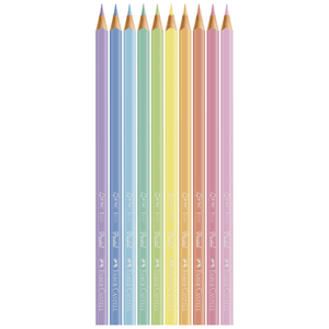 Lápis de Cor Pastel Faber Castell 10 cores