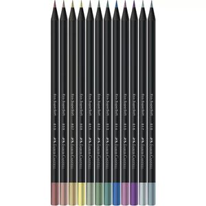 Lápis de cor SuperSoft Metal Faber Castell com 12 unidades