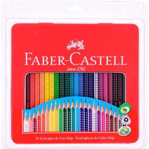 Lápis de Cor Grip Faber Castell 24 cores