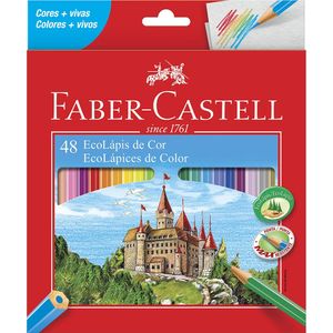 Lápis de Cor Faber Castell com 48 peças