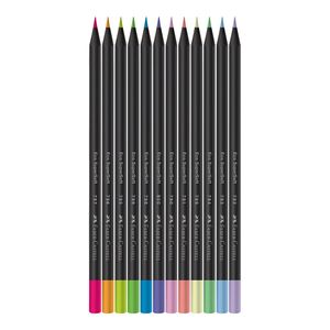 Lápis de Cor Supersoft 6 Neon + 6 Pastel Faber Castell