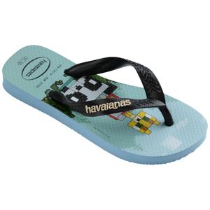 Sandália Kids Minecraft Azul Lavanda Havaianas