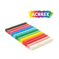 Massa de Modelar 12 cores Acrilex 180g