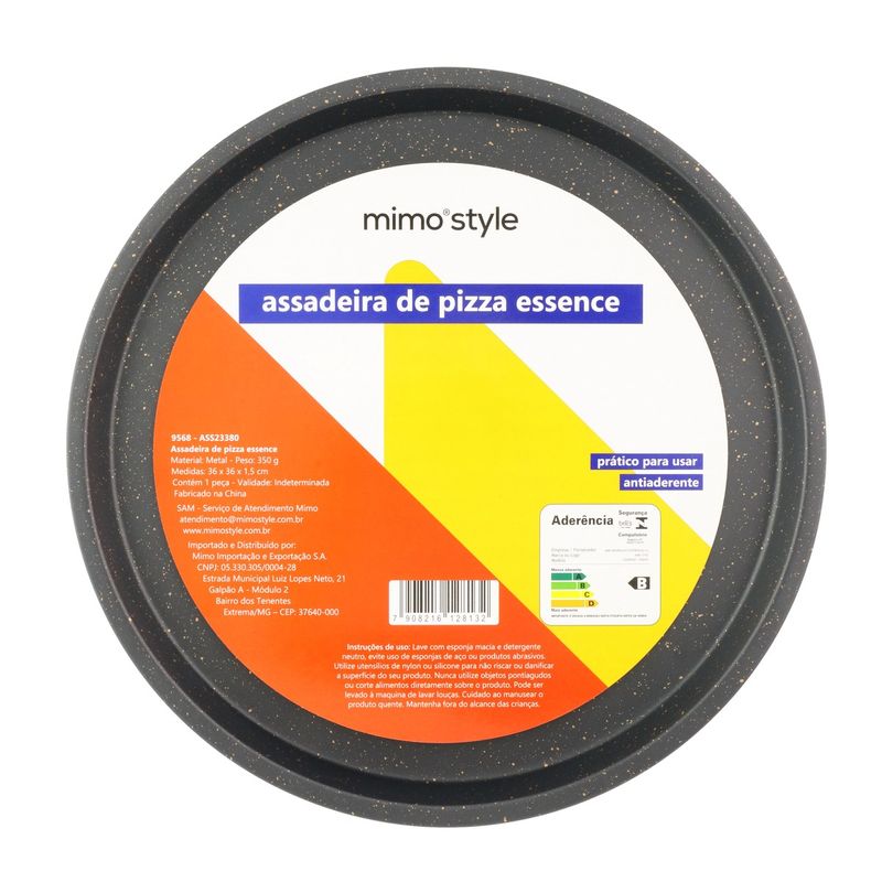 Assadeira-em-Metal-Antiaderente-para-Pizza-Mimo-Style-36cm-Preta-Essence-146246