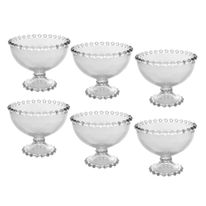 Conjunto de Taças para Sobremesa Pearl Wolff 6 peças