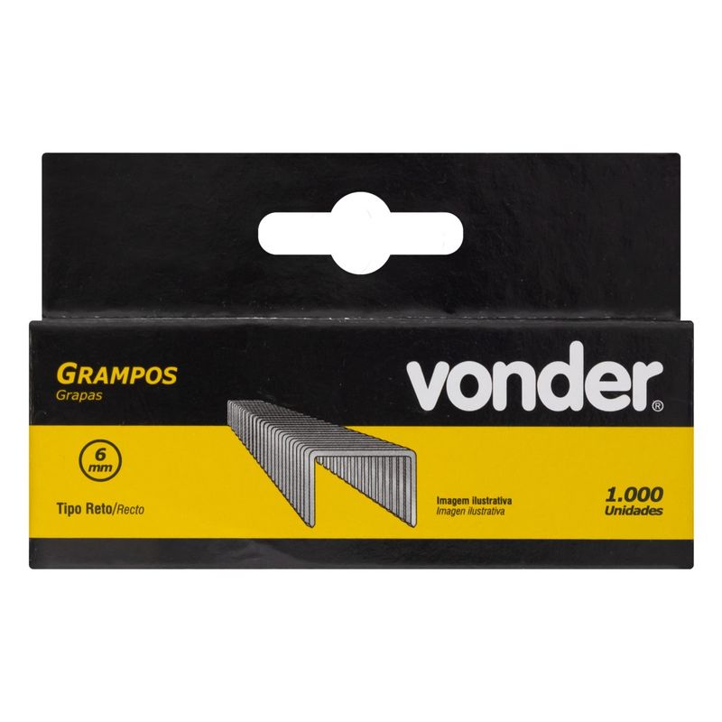 Grampo-Reto-Vonder-6mm-1000-unidades-34973