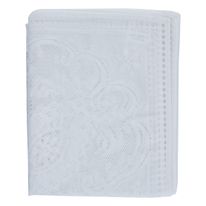 Toalha de Mesa Quadrada de Renda Lepper Branca 1,40m x 1,40m