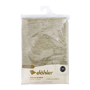 Toalha de Mesa Clean Linhares Döhler 200cm x 200cm