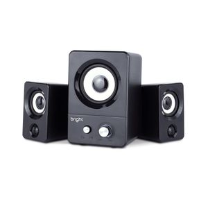 Mini Subwoofer Usb 2.1 Bright Preto