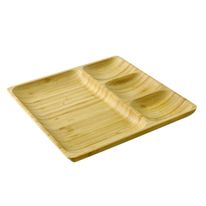 Petisqueira de Bambu Ikinci 25cm x 25cm