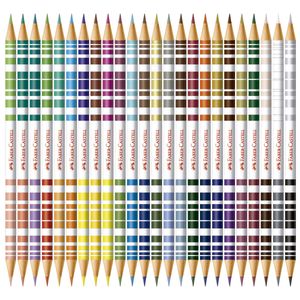 Lápis Cor Bicolor Faber Castell 48 cores