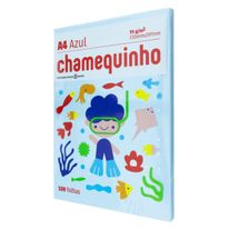 Papel A4 Azul Chamex 100 Folhas