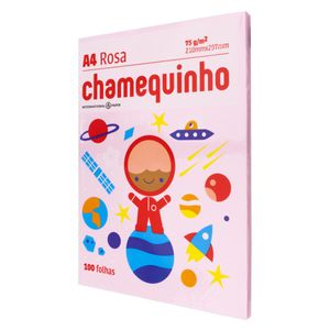 Papel A4 Rosa Chamex 100 Folhas