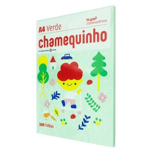 Papel A4 Verde Chamex 100 Folhas