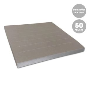 Post It Smart Cinza Brw 76mm x 76mm 50 folhas