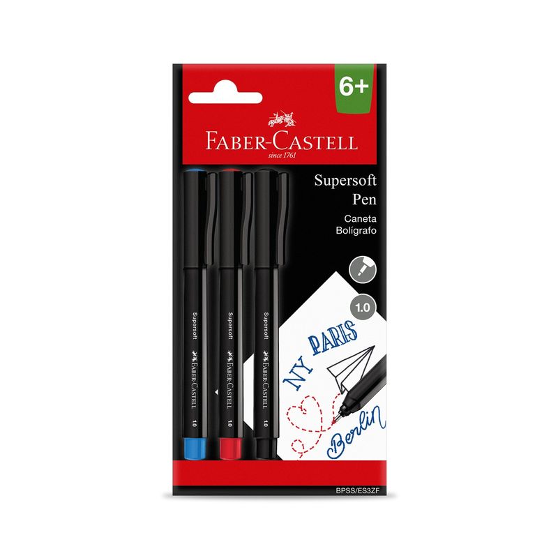 Kit-Caneta-Boligrafo-Supersoft-Faber-Castell-com-3-Cores-144369