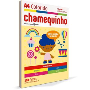 Papel A4 Colorido Chamex 100 folhas