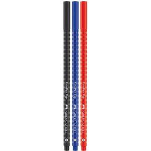 Caneta Fine Pen Pop 0,4mm Faber com 3 unidades