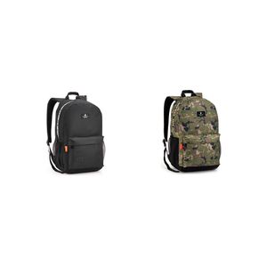 Mochila Juvenil Preta Camuflada Seanite (Produto Sortido)