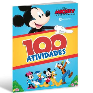 Livro com 100 Atividades Mickey Culturama