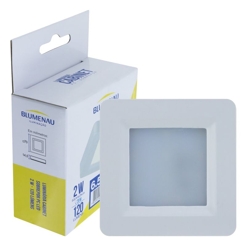 Luminaria-Led-Branca-Quadrada-Blumenau-2W-6500K-82291