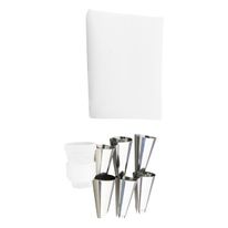 Kit Confeiteiro em Inox Western Home 8 peças