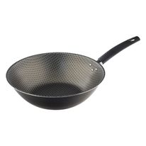 Frigideira Wok em Alumínio Antiaderente Preta Multiflon Essencial 28cm