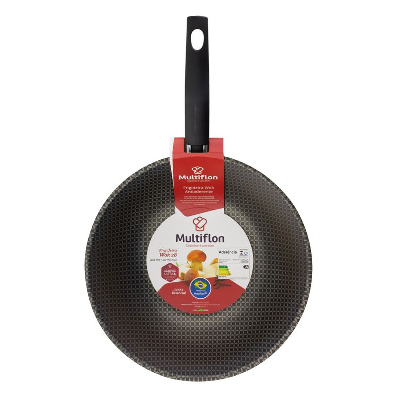 Frigideira-Wok-em-Aluminio-Antiaderente-Preta-Multiflon-Essencial-28cm-86091