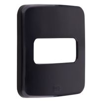 Placa para Embutir em Móveis 1 Posto Weg Composé Preta