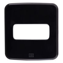 Placa para Embutir em Móveis 1 Posto Weg Composé Preta