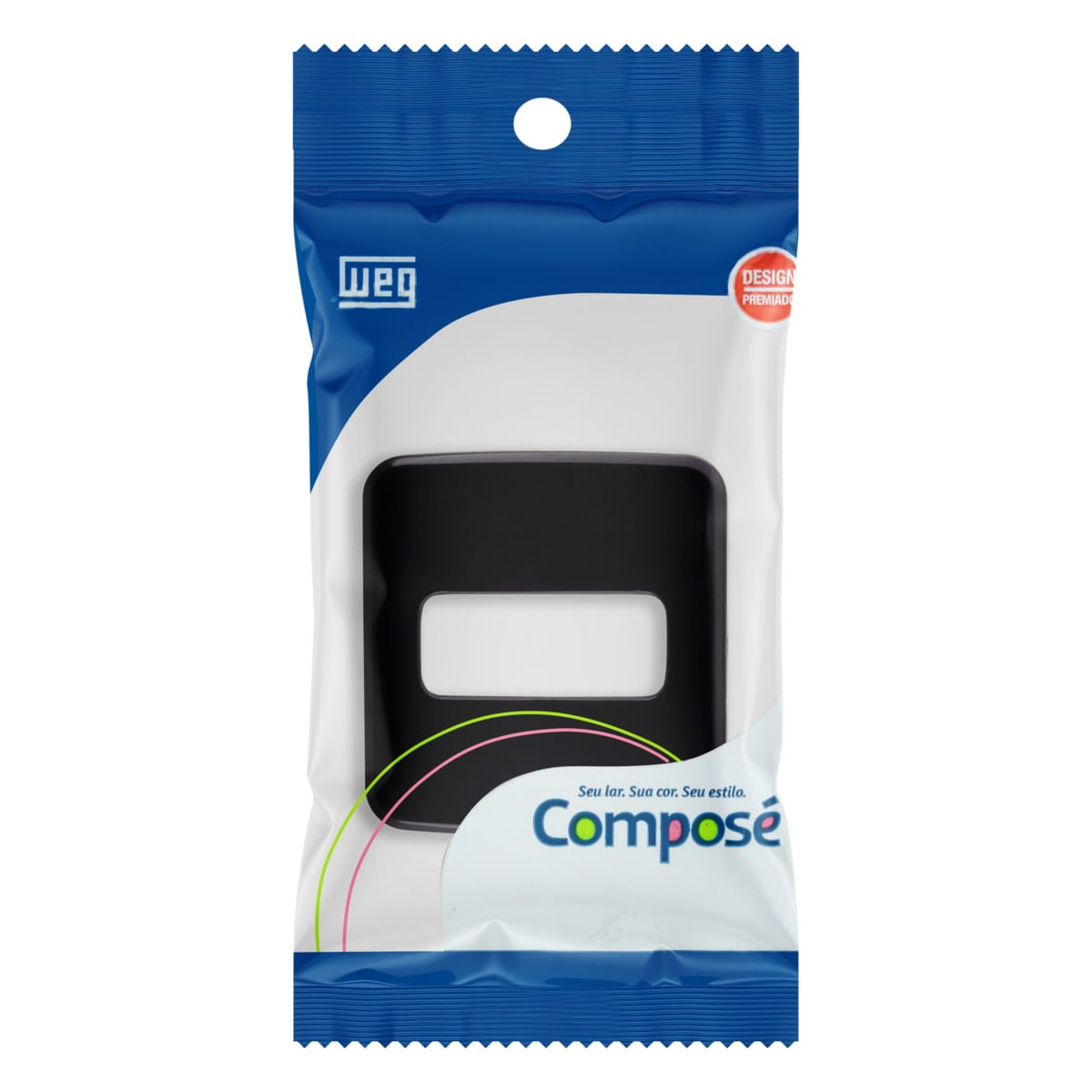 PlacaparaEmbutiremMoveis1PostoWegComposePreta-73941