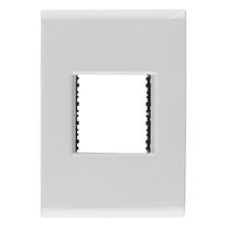 Placa Branca com 2 Postos Juntos Tramontina Liz 4x2"