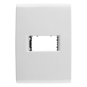 Placa Branca com 1 Posto para Interruptor Horizontal Tramontina Liz 4x2"