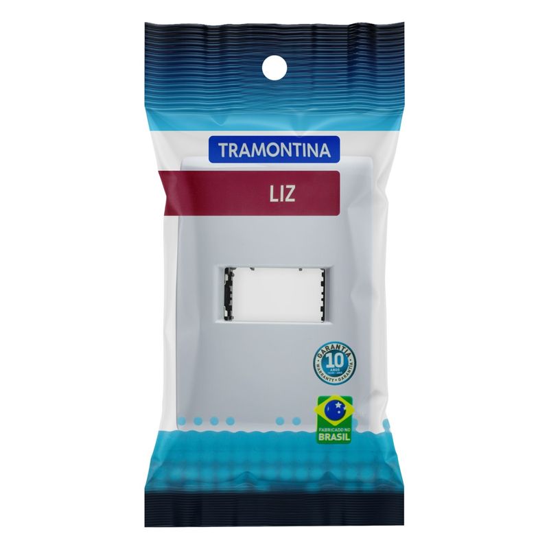 Placa-Branca-com-1-Posto-para-Interruptor-Horizontal-Tramontina-Liz-4x2---61234