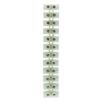 Conector em Barra 12 Bornes F.C. 4mm