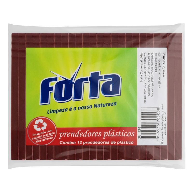 Prendedor-de-Roupa--Plastico-Vermelho-Forta-12-unidades-40018