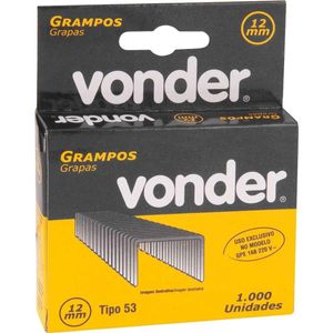 Grampo 12 mm Vonder com 1000 unidades